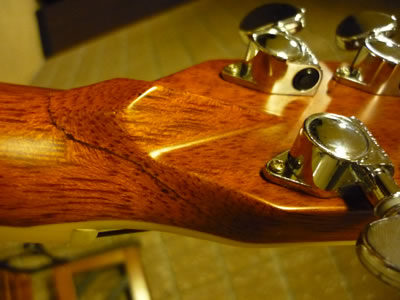 ギターネック折れ